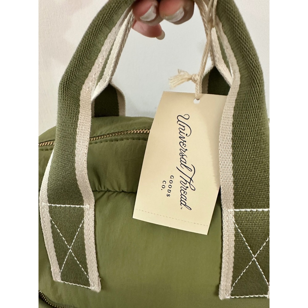 Universal‎ Thread Backpack Green Nylon Top Handle Adjustable Straps - Picture 3 of 5